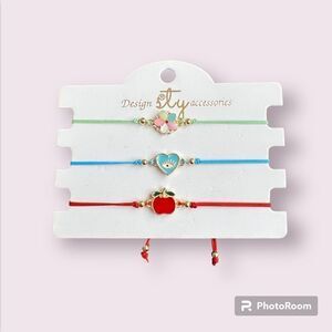 Evil Eye Lucky Macramé Protection Good Luck Bracelet NEW Set of 3